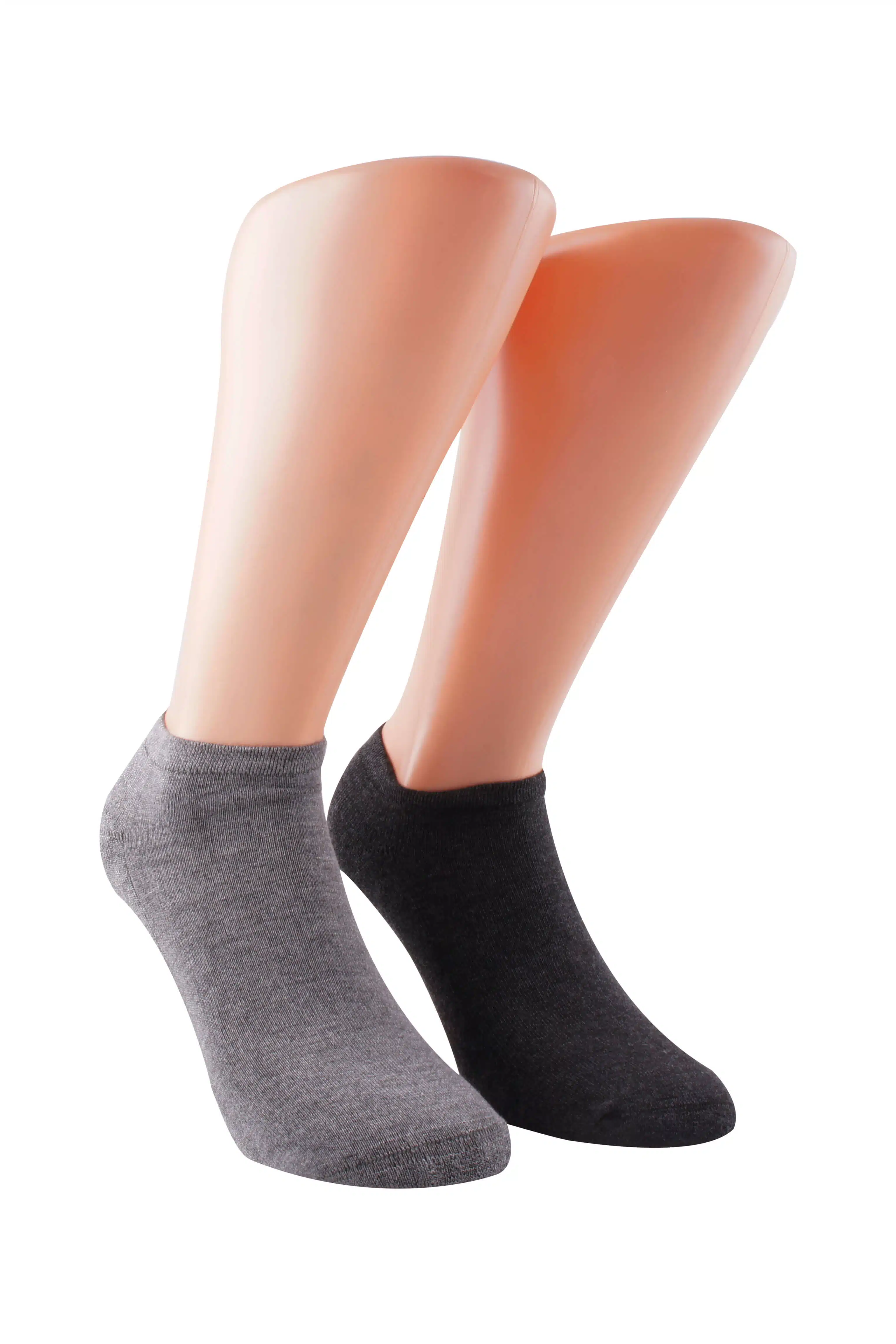 Boru Bamboo Short Met Badstof Sokken Grijs Mix 2-pack