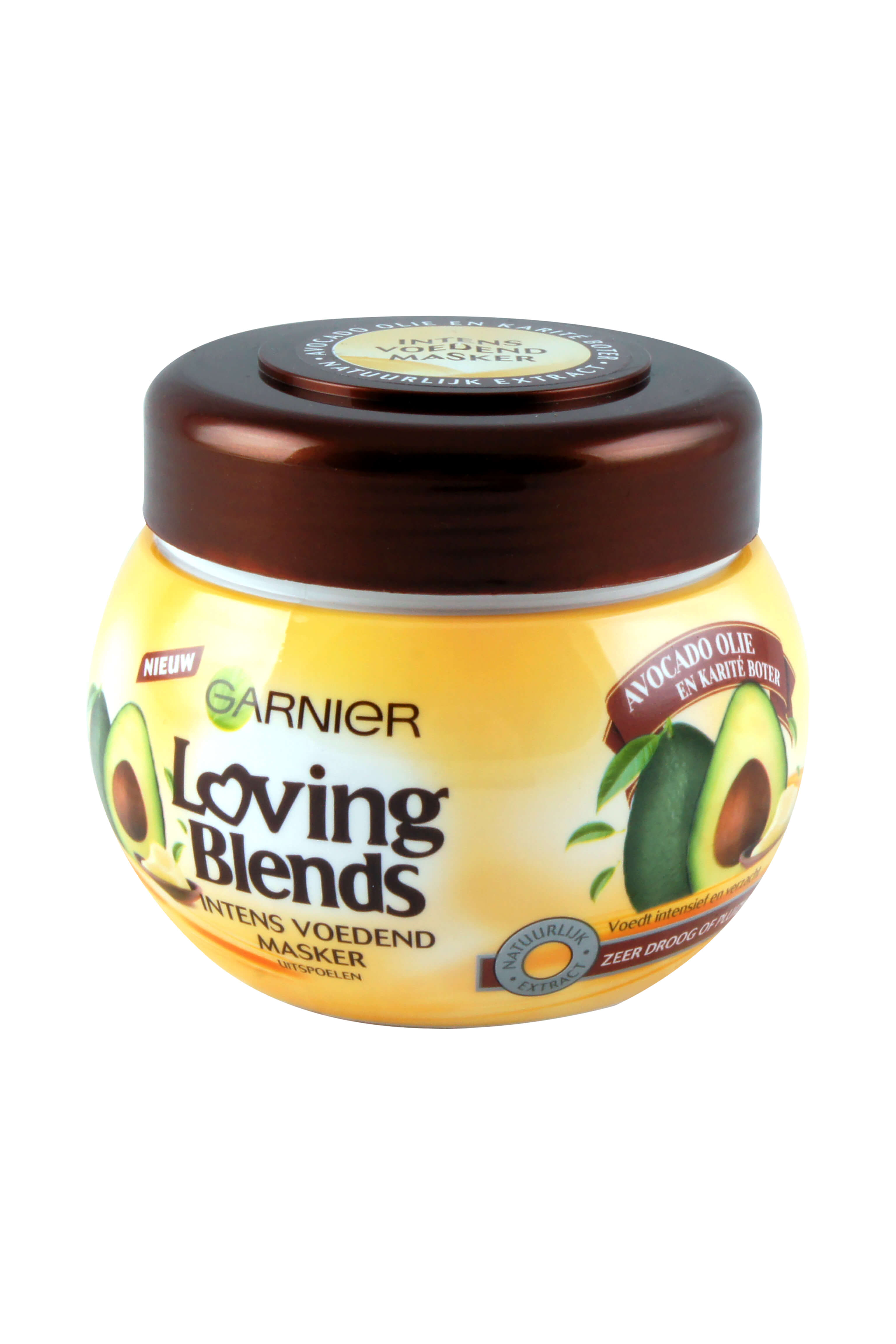 Poging blad schrijven Garnier Loving Blends Haarmasker Avocado Olie en Karite Boter, 300 ml | Nu  26% Korting