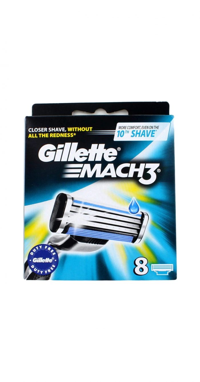 Gillette Scheermesjes Mach3, 8 pack