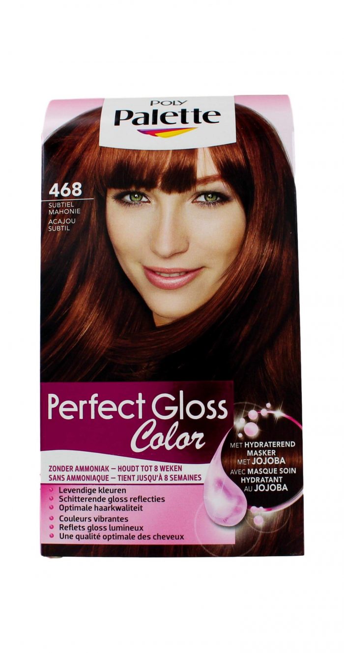 Poly Palette Haarkleuring Perfect Gloss 468 Subtiel Mahonie
