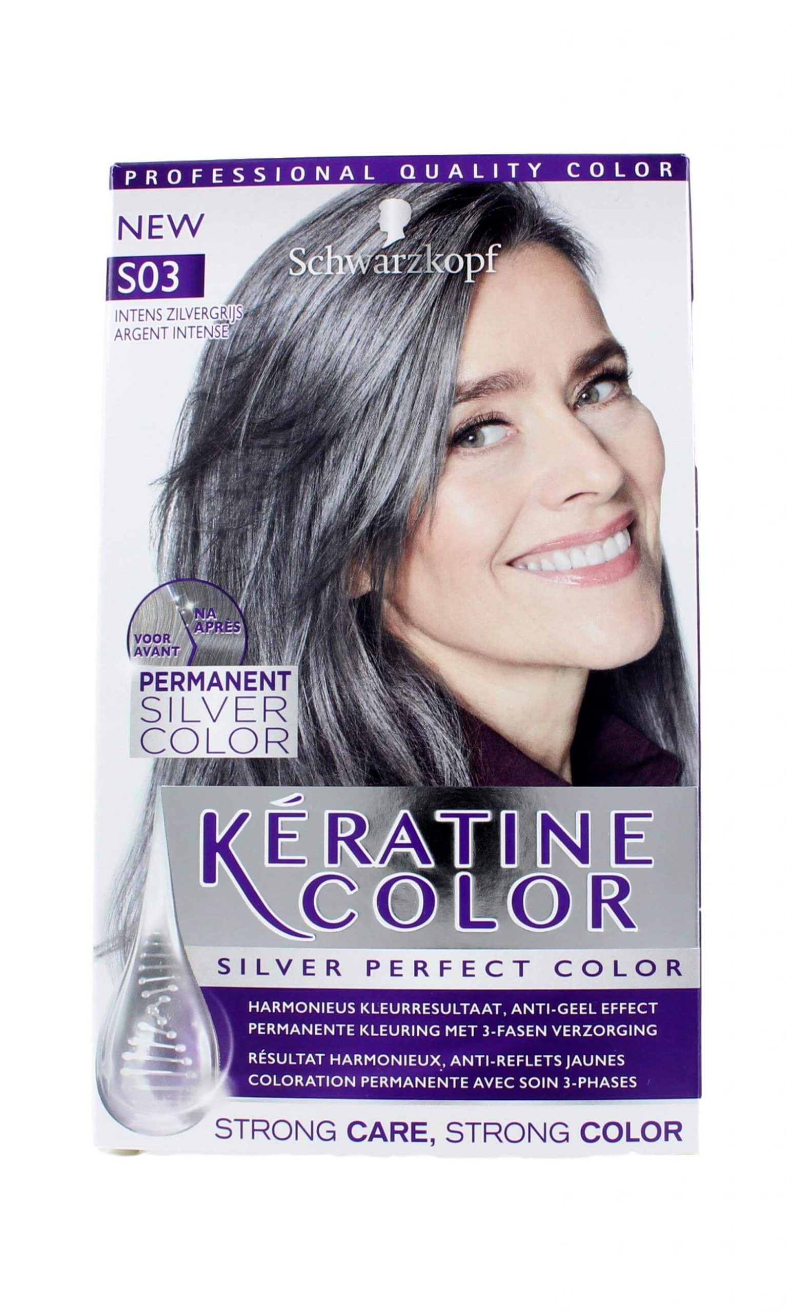 Vlak Dempsey periodieke Keratine Color Haarverf Silver S03 Platinum Zilver | Nu 40% Korting