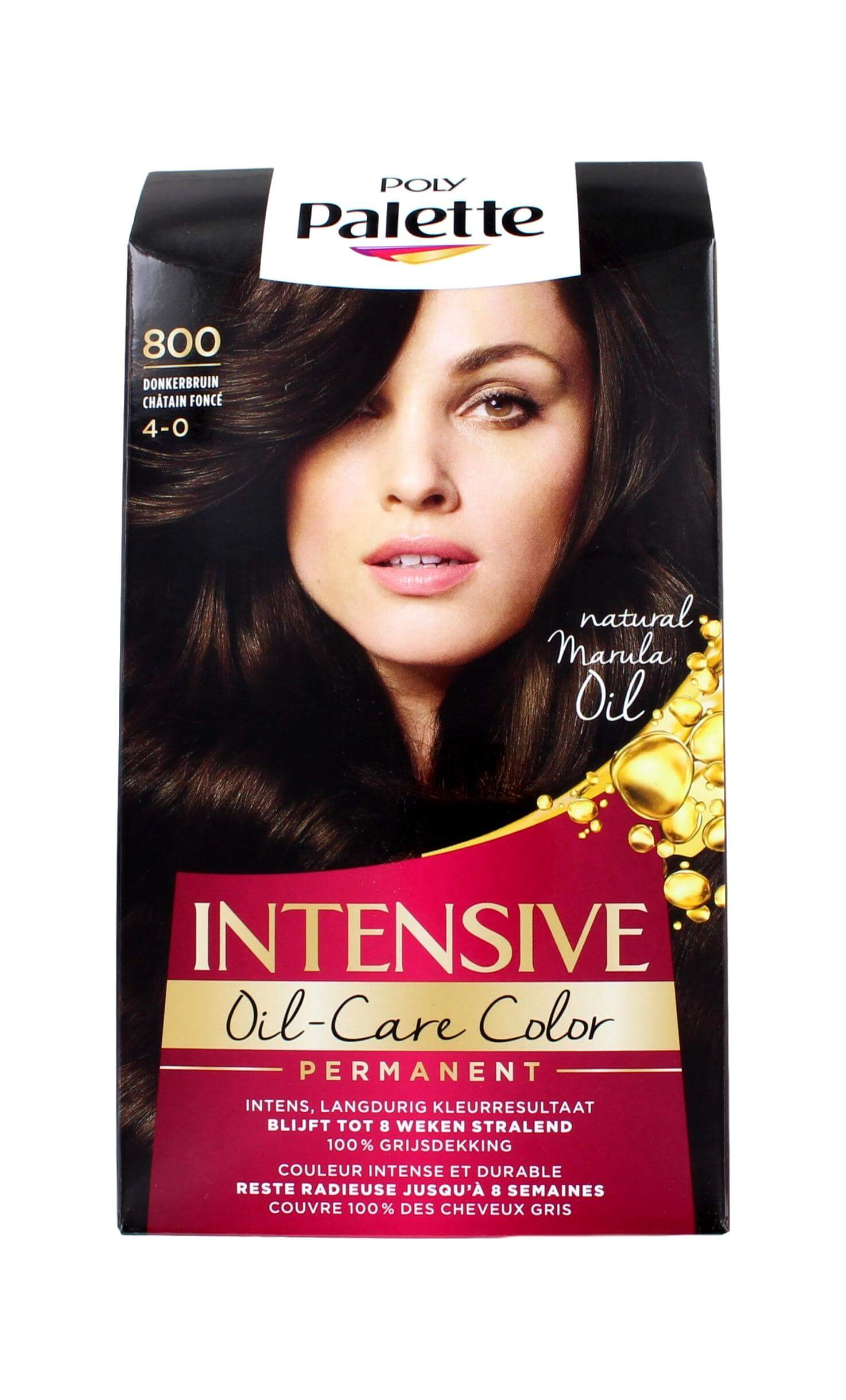 Poly Palette Haarverf Creme Color 800 Donker Bruin | Nu 59% Korting