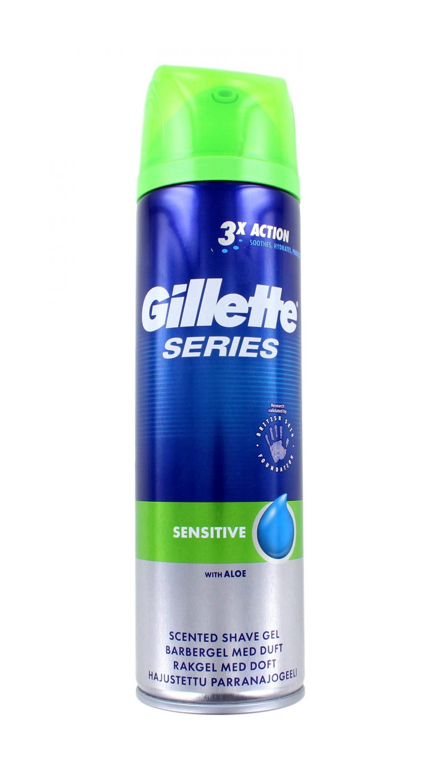 kleding stof discretie Trouwens Gillette Series Scheergel Gevoelige Huid, 200 ml | Nu 36% Korting