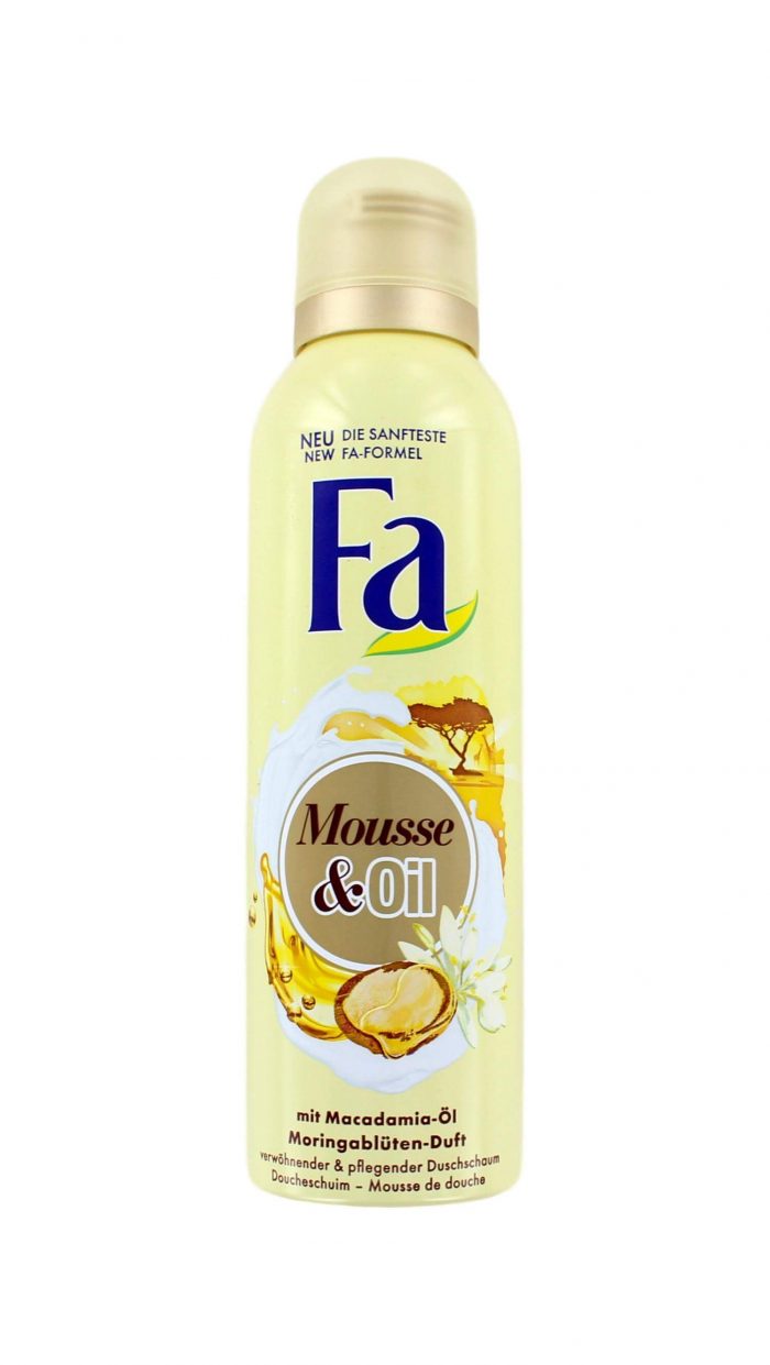 Fa Doucheschuim Mousse & Oil Macadamiaolie & Moringa, 200 ml