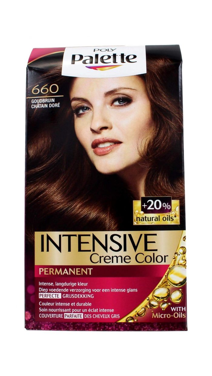 Poly Palette Haarverf Intensive Creme Color 660 Goudbruin