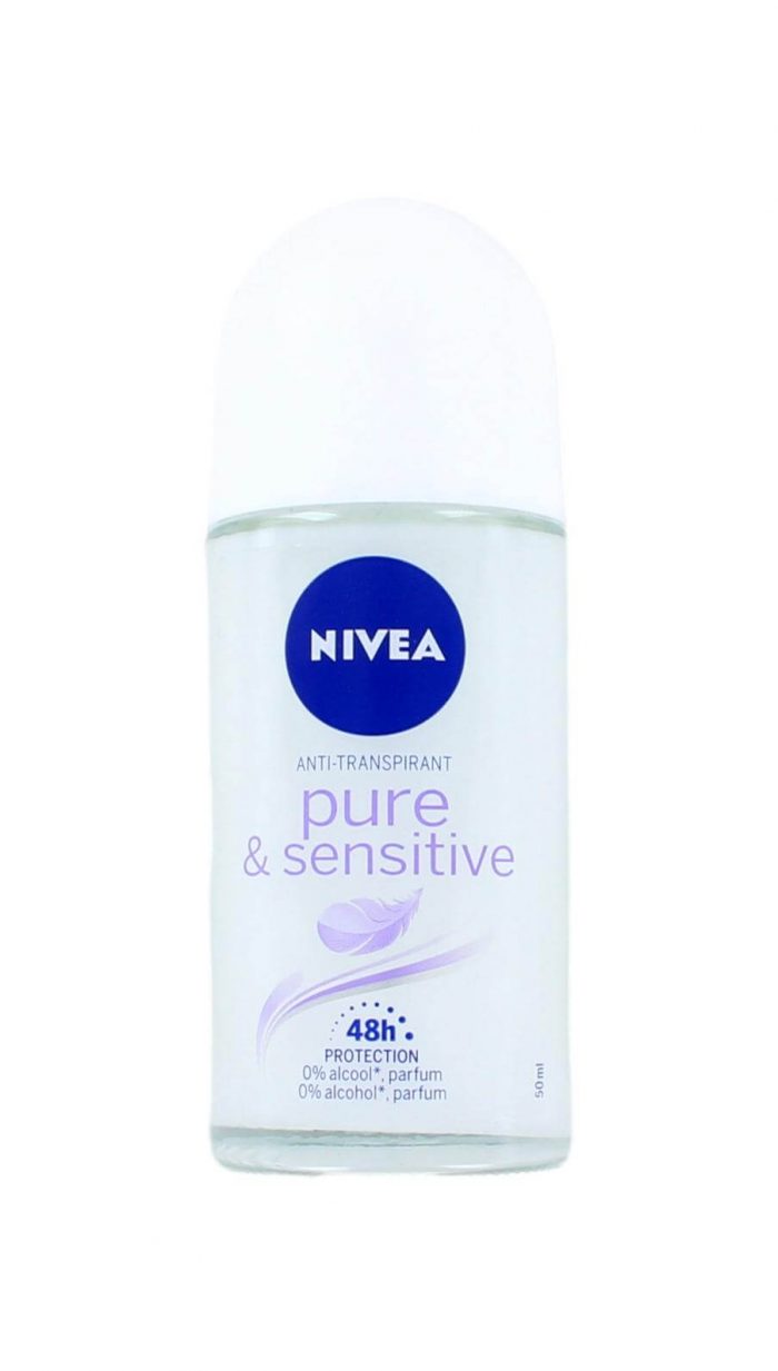 Nivea Deodorant Roller Pure & Sensitive, 50 ml