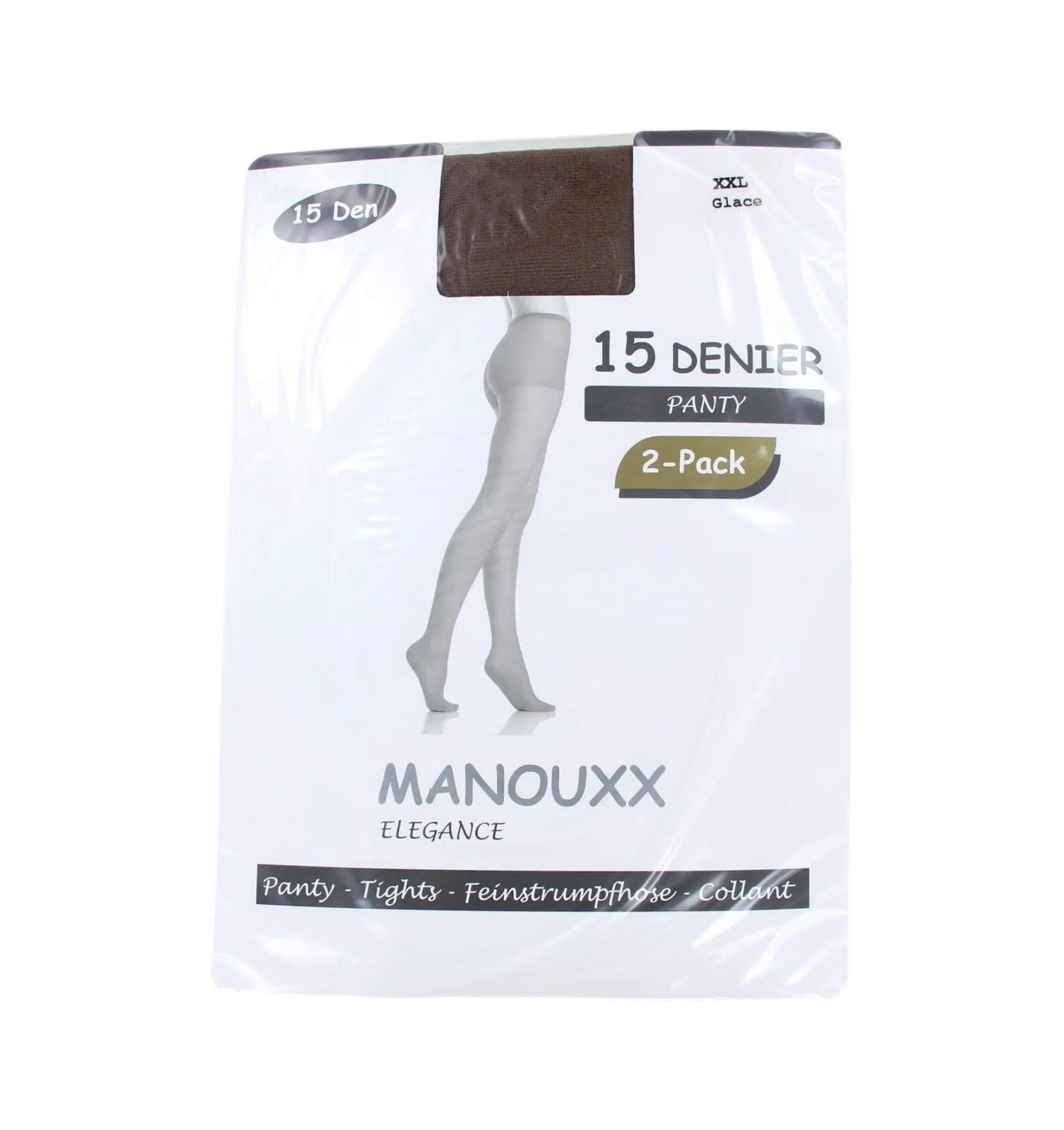 Manouxx Panty Dance 2-pack 15 Den Glace