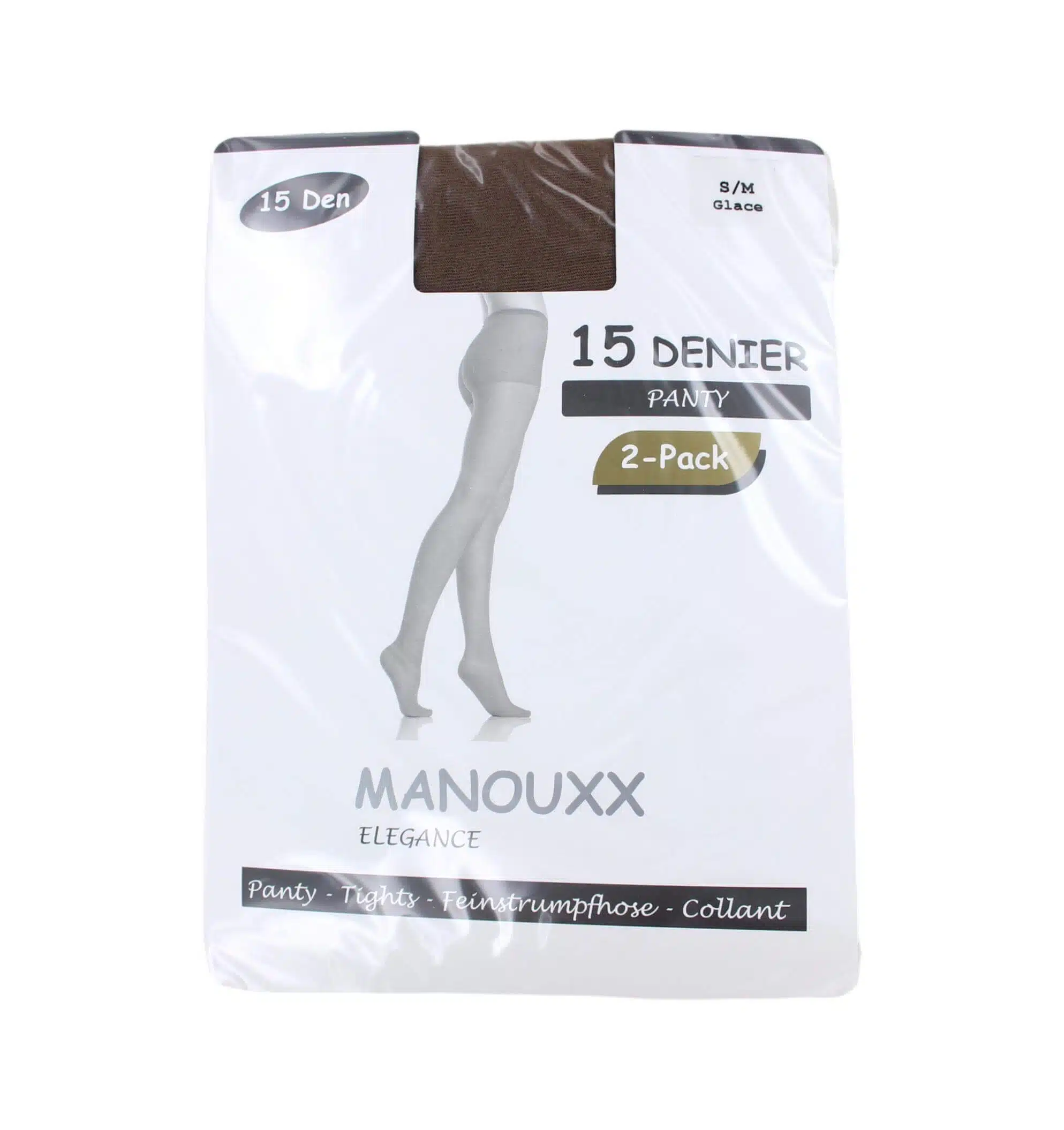 Manouxx Panty Dance 2-pack 15 Den Glace - L-XL