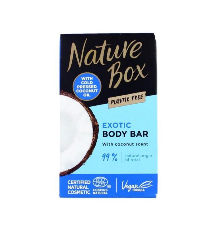 Nature Box Body Bar Coconut Oil, 100 Gram
