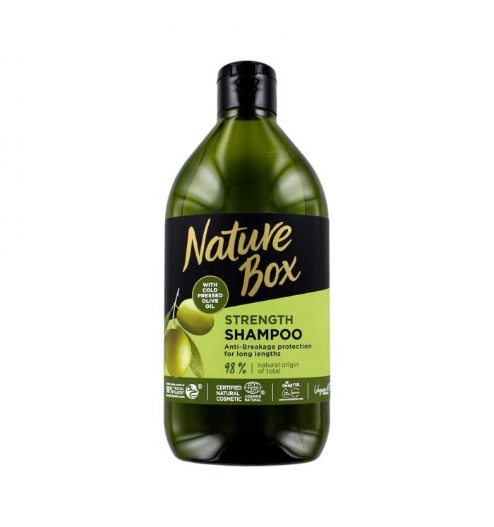 Nature Box Shampoo Strength Olive Oil, 385 ml