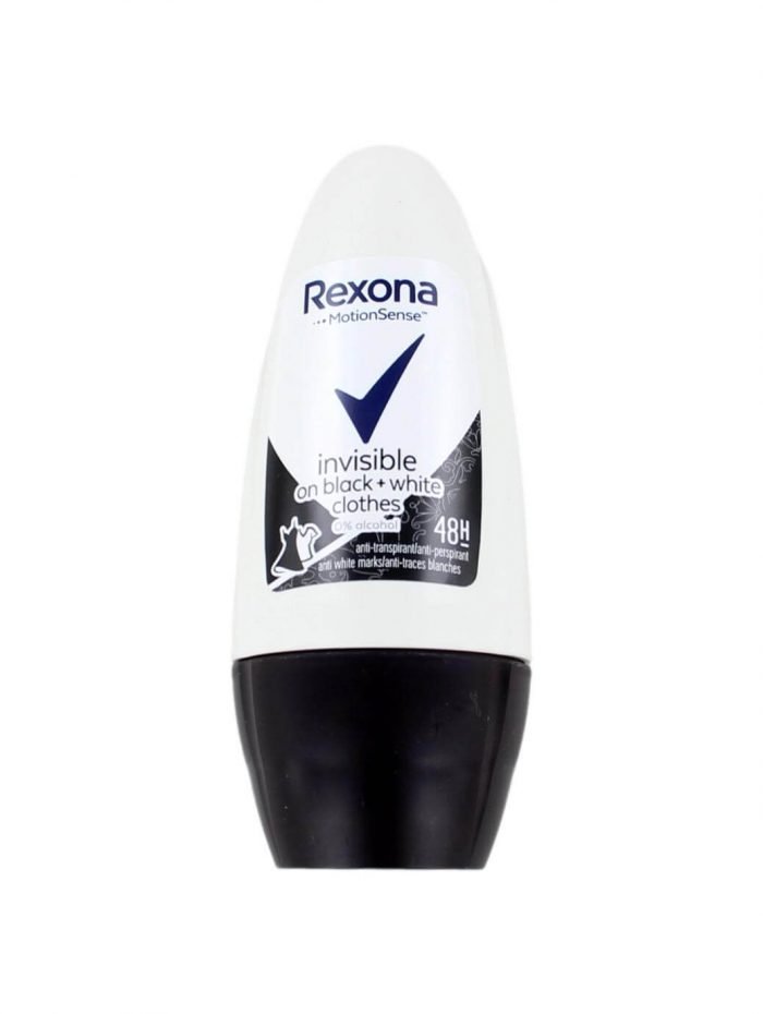 Rexona Deodorant Roller Invisible Black & White, 50 ml