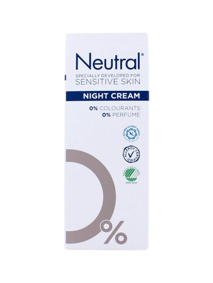 Neutral Nachtcreme 0% Parfum, 50 ml