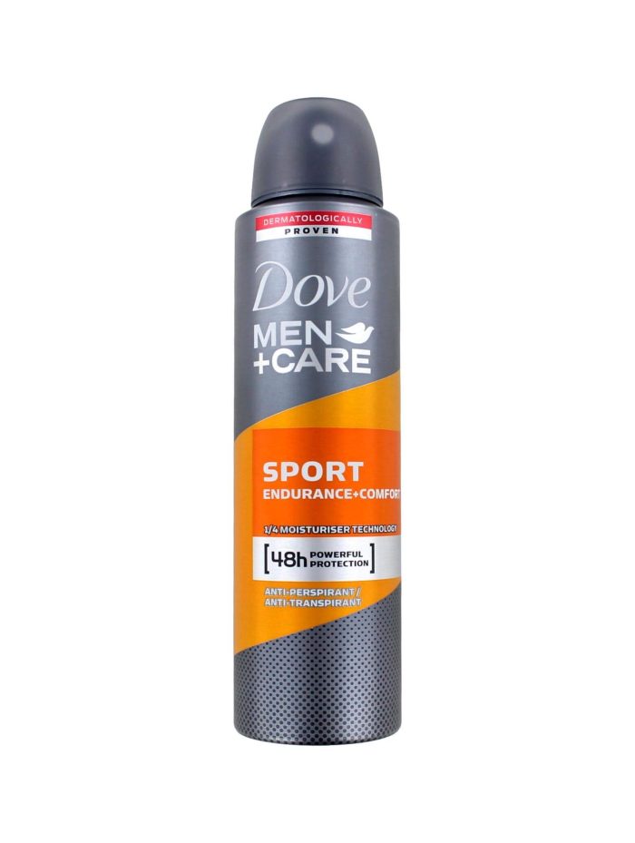 Dove Men+Care Deodorant Spray Sport Endurance+Comfort, 150 ml