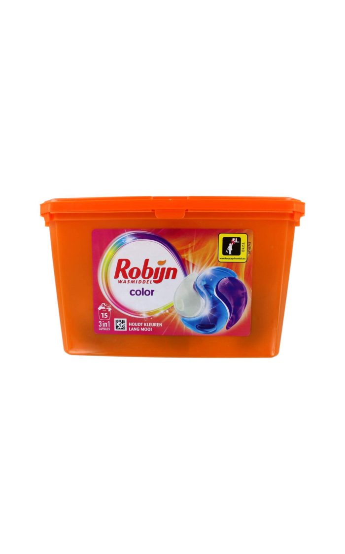 Robijn Wascapsules 3-In-1 Color, 15 Stuks