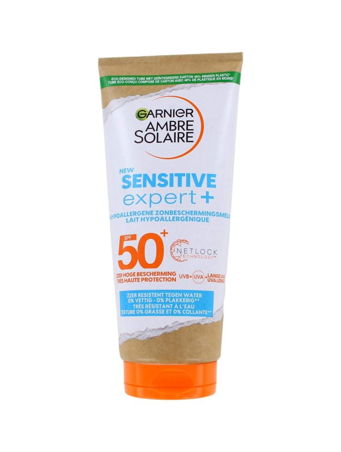 Garnier Ambre Solaire Zonnebrand Sensitive Expert Factor 50+, 200 ml