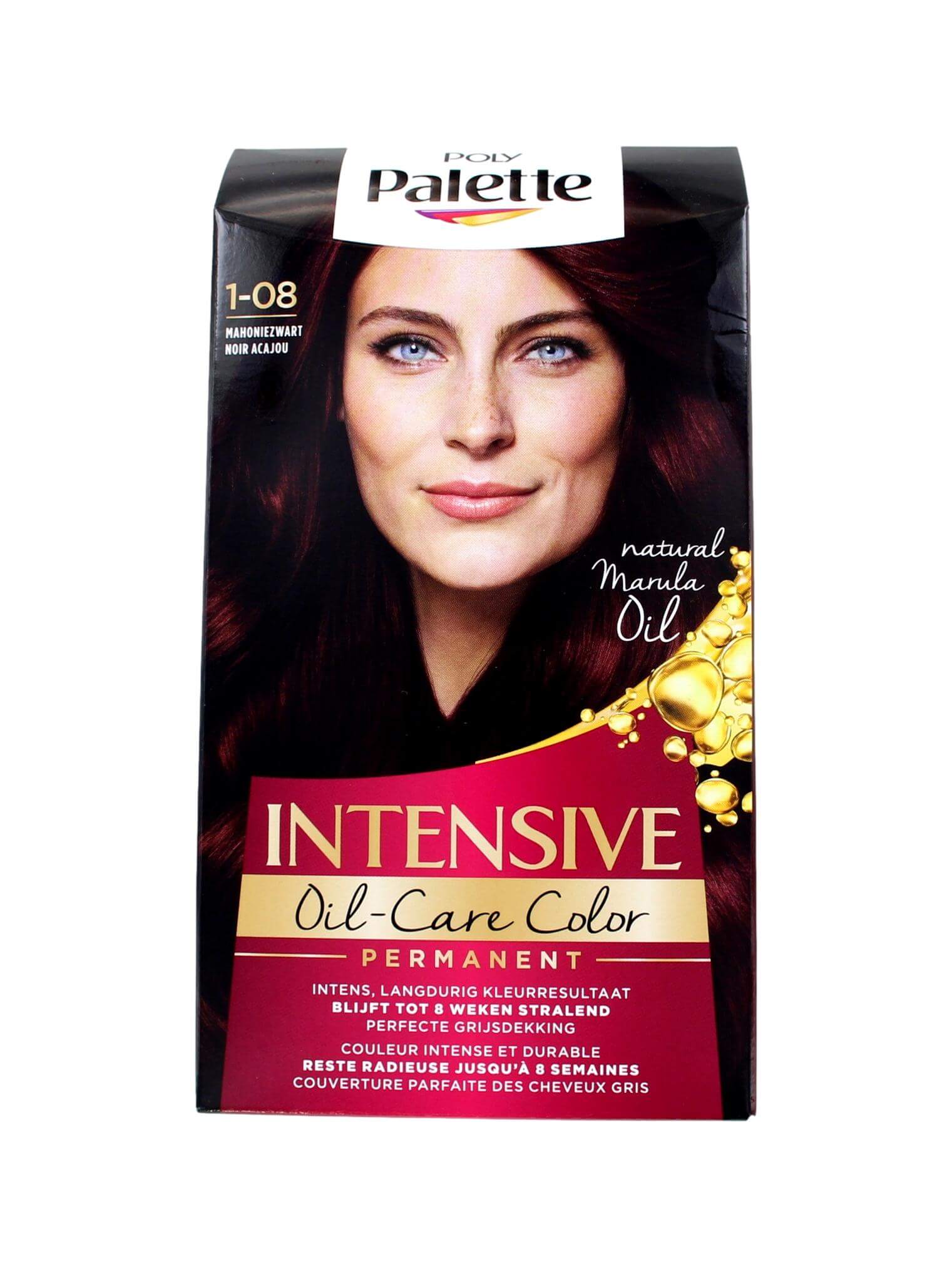 Poly Palette Haarverf Intensive Creme Color 1 08 Mahoniezwart Nu 64 
