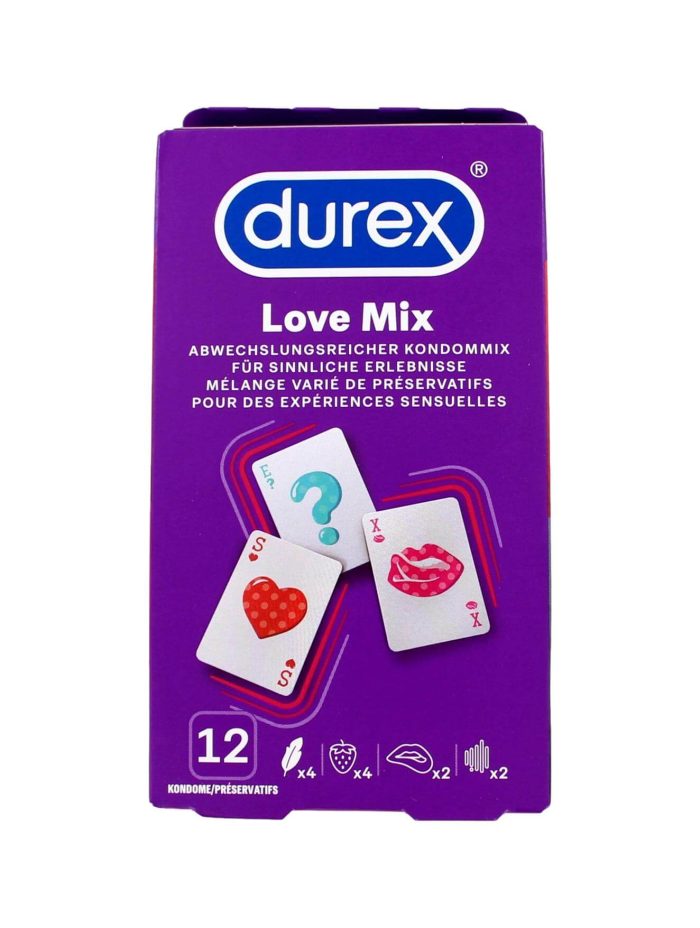 Durex Condooms Love Mix, 12 Stuks