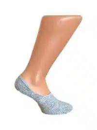 Invisible Socks Sneakersokken Grijs 3-Pack