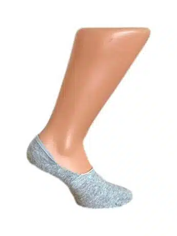 Invisible Socks Sneakersokken Grijs 3-Pack