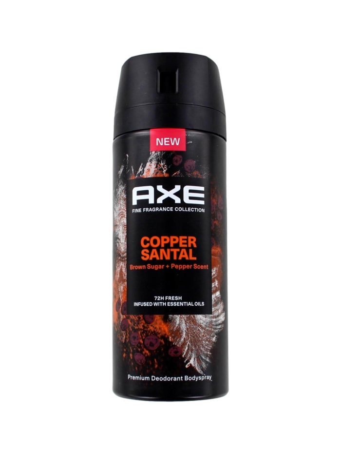 Axe Deodorant Spray Copper Santal, 150 ml