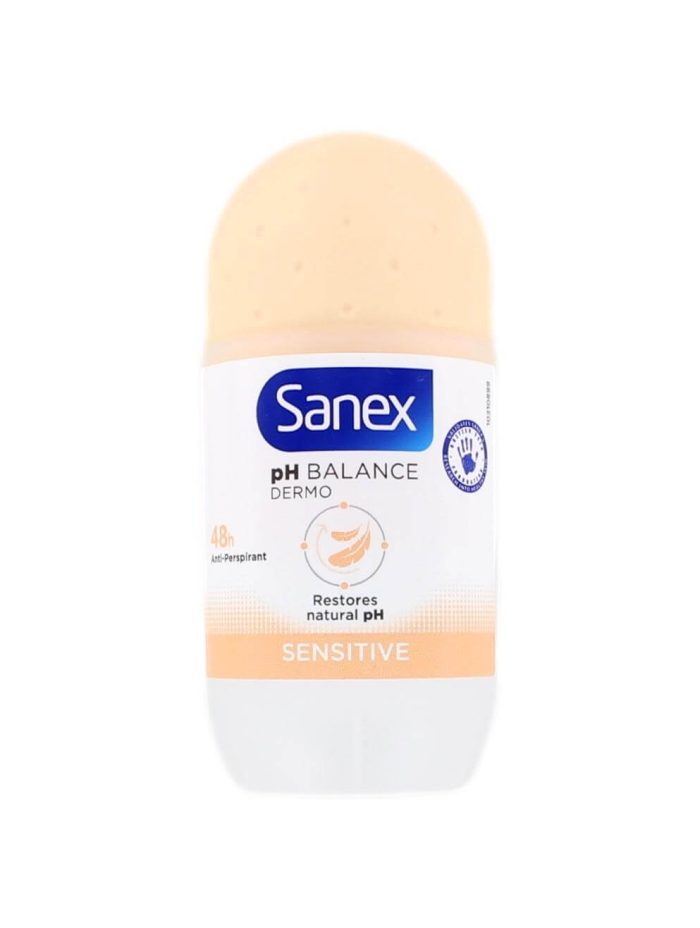 Sanex Deodorant Roller Dermo Sensitive, 50 ml