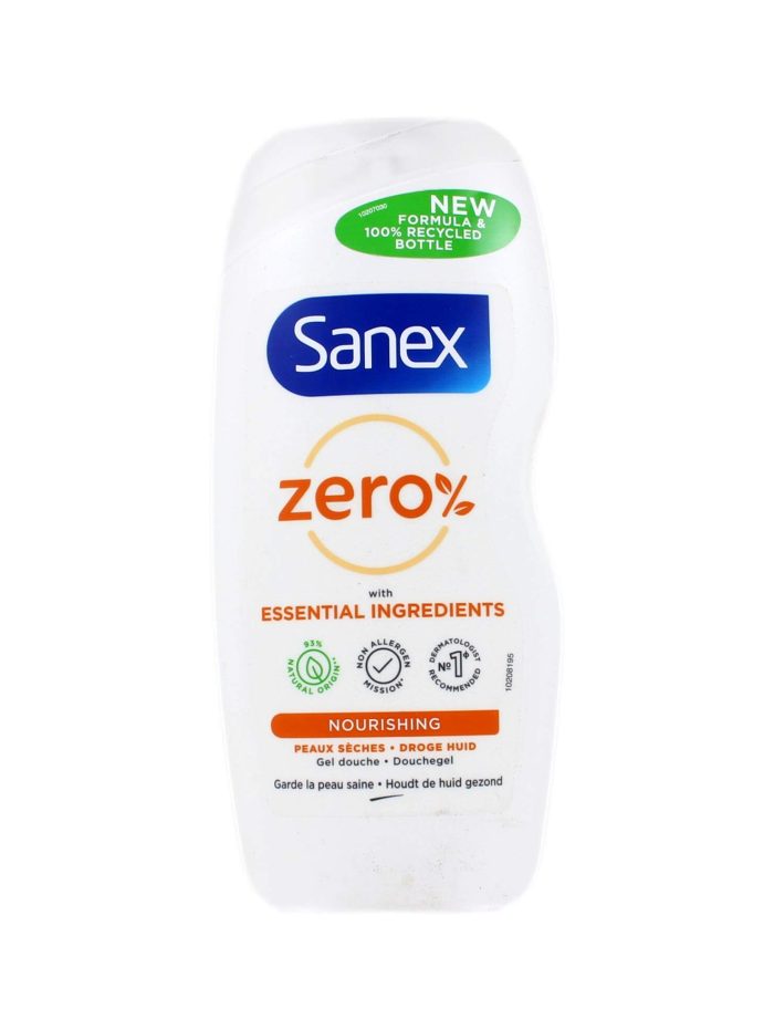 Sanex Douchegel Zero% Droge Huid, 250 ml