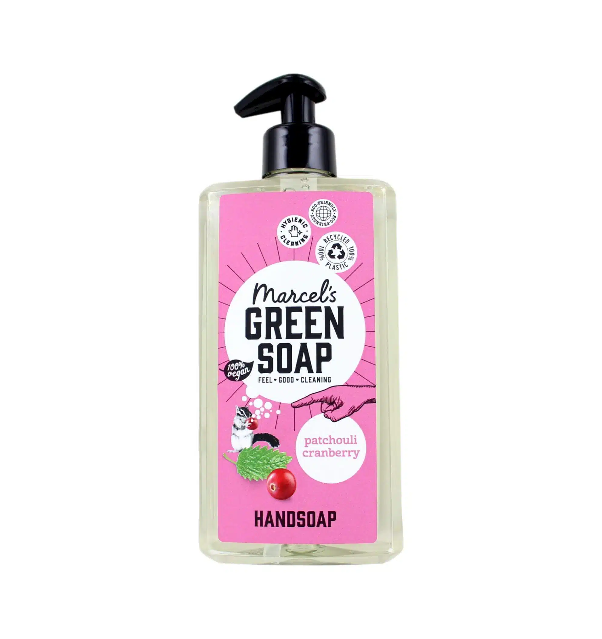 Marcel's Green Soap Handzeep Patchouli & Cranberry, 500 ml