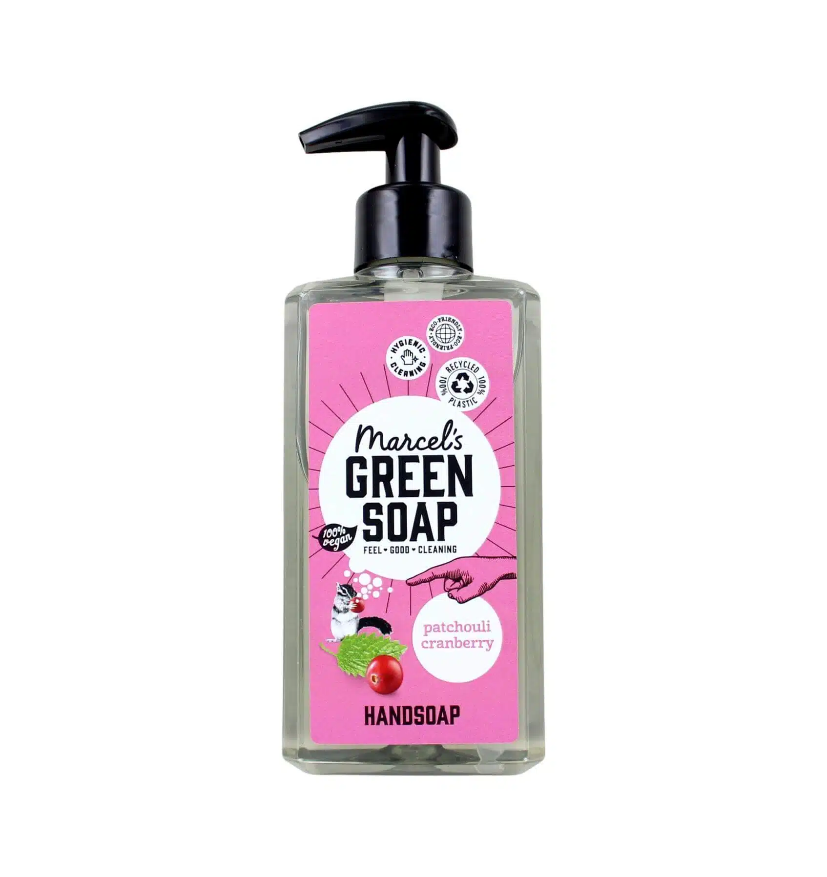 Marcel's Green Soap Handzeep Patchouli & Cranberry, 250 ml