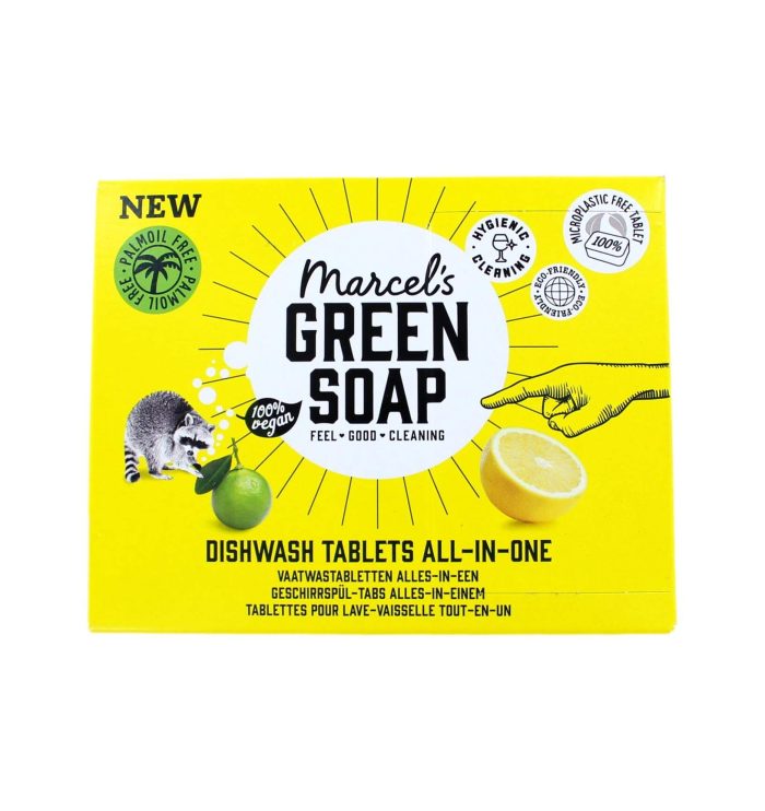 Marcel's Green Soap Vaatwastabletten All in One, 25 stuks