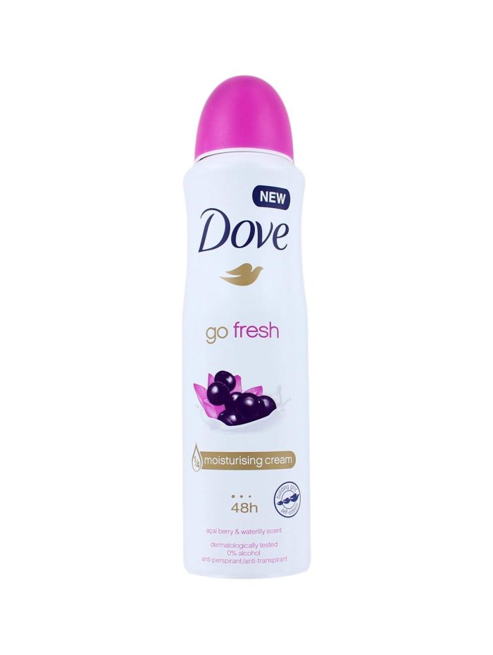 Dove Deodorant Spray Go Fresh Acai Berry & Waterlilly, 150 ml