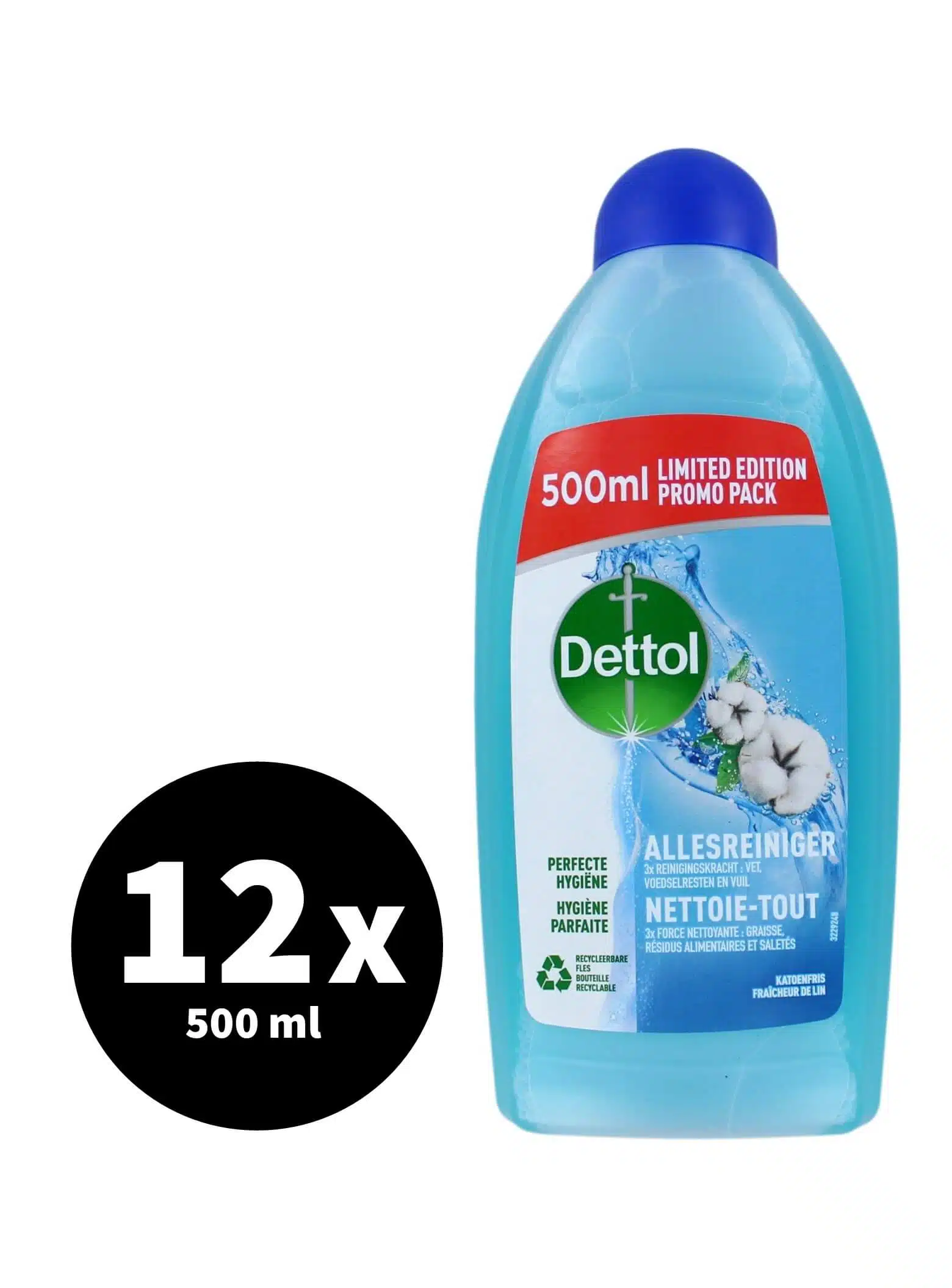 Dettol Allesreiniger Katoenfris 12 x 500 ml