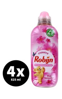 Robijn Wasverzachter Pink Sensation 4 x 825 ml - 132 Wasbeurten