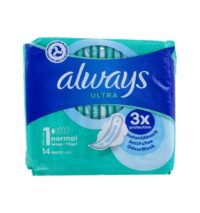 Always Maandverband Met Vleugels Ultra Normaal Size 1, 14 Stuks