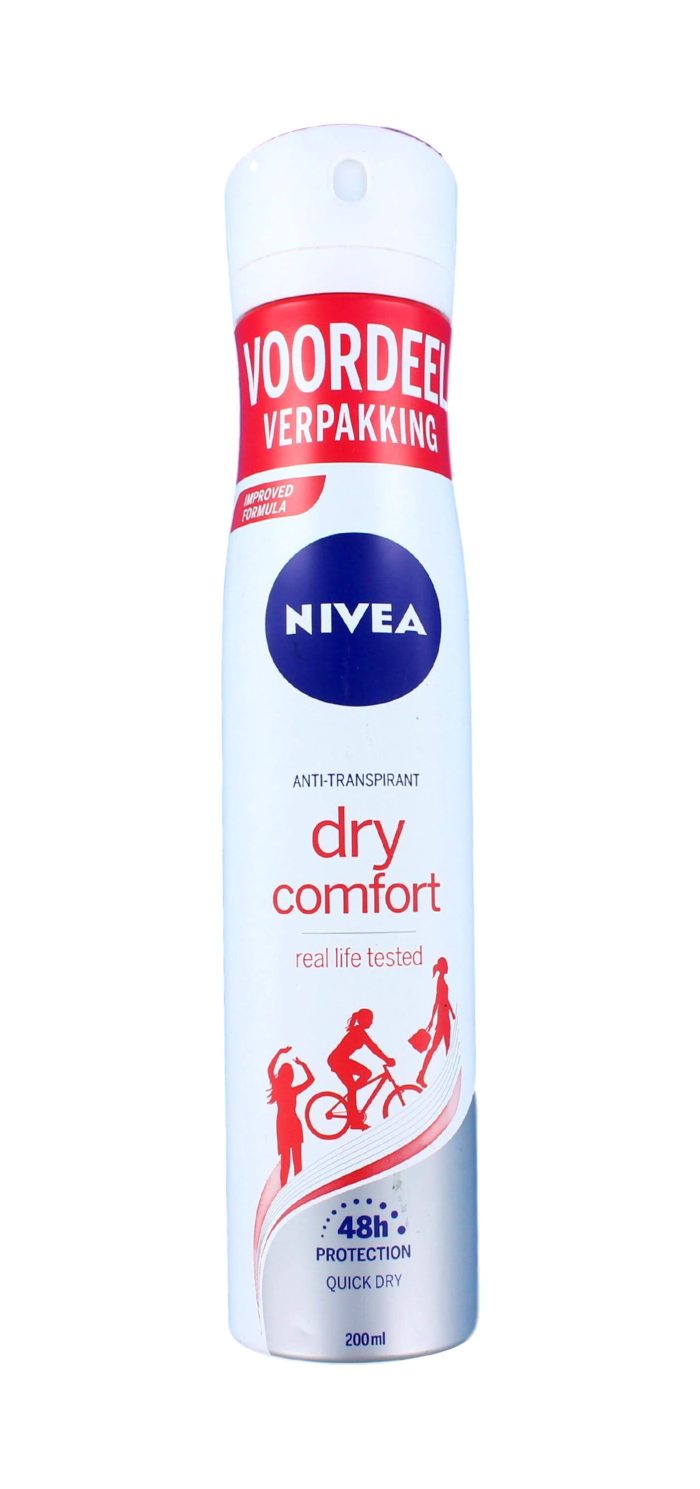 Nivea Deodorant Spray Dry Comfort, 200 ml