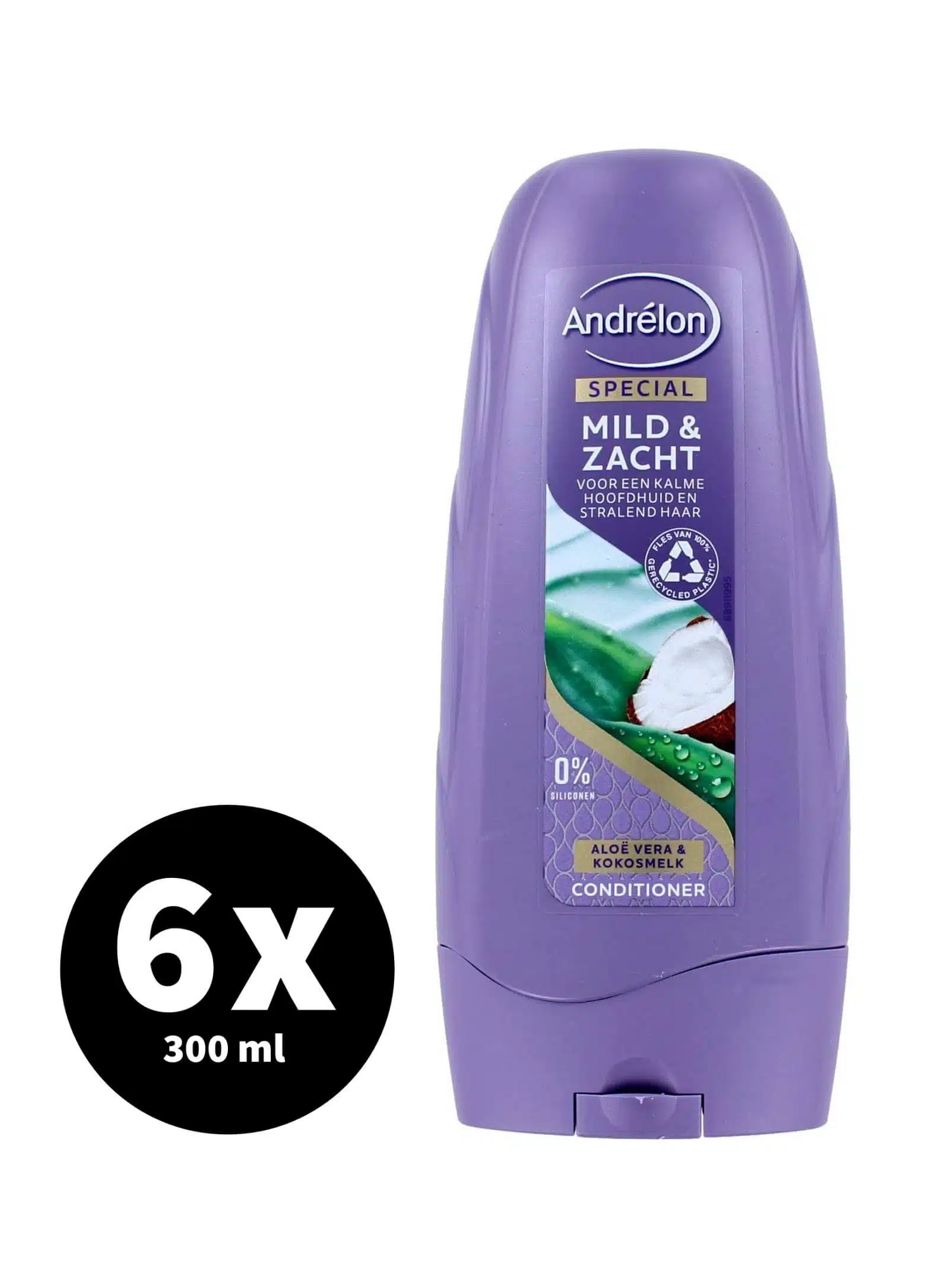 Andrelon Conditioner Mild & Zacht 6 x 300 ml