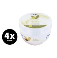 Dove Body Cream Silky 4 x 300 ml