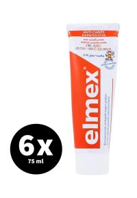 Elmex Tandpasta Anti-Caries Peuter 0-5 6 x 75 ml