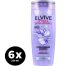 L'Oreal Elvive Shampoo Hydra Hyaluronic 6 x 250 ml