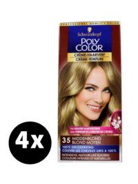 Poly Color Haarverf 35 Middenblond x 4