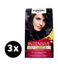 Poly Palette Haarverf Intensive Creme Color 900 Zwart x 3