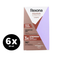 Rexona Deodorant Maximum Protection Sensitive Dry 6 x 45 ml