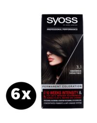 Syoss Haarverf 3-1 Donkerbruin x 6