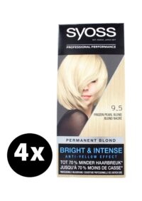 Syoss Haarverf 9-5 Frozen Pearl Blond x 4