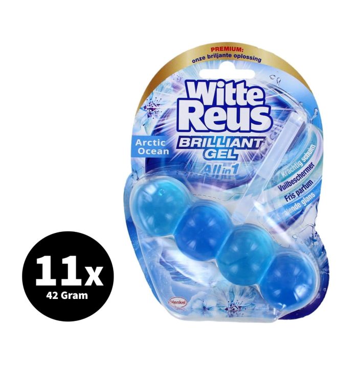 Witte Reus Flush Brilliant Gel Allin1 Artic Ocean 11 x 42 Gram