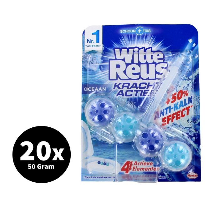 Witte Reus Flush Kracht Actief Oceaan 20 x 50 Gram