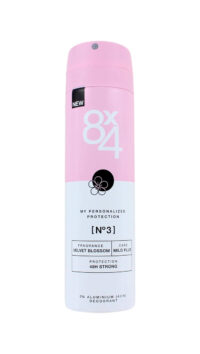 8x4 Deodorant Spray No. 3 Velvet Blossom, 150 ml