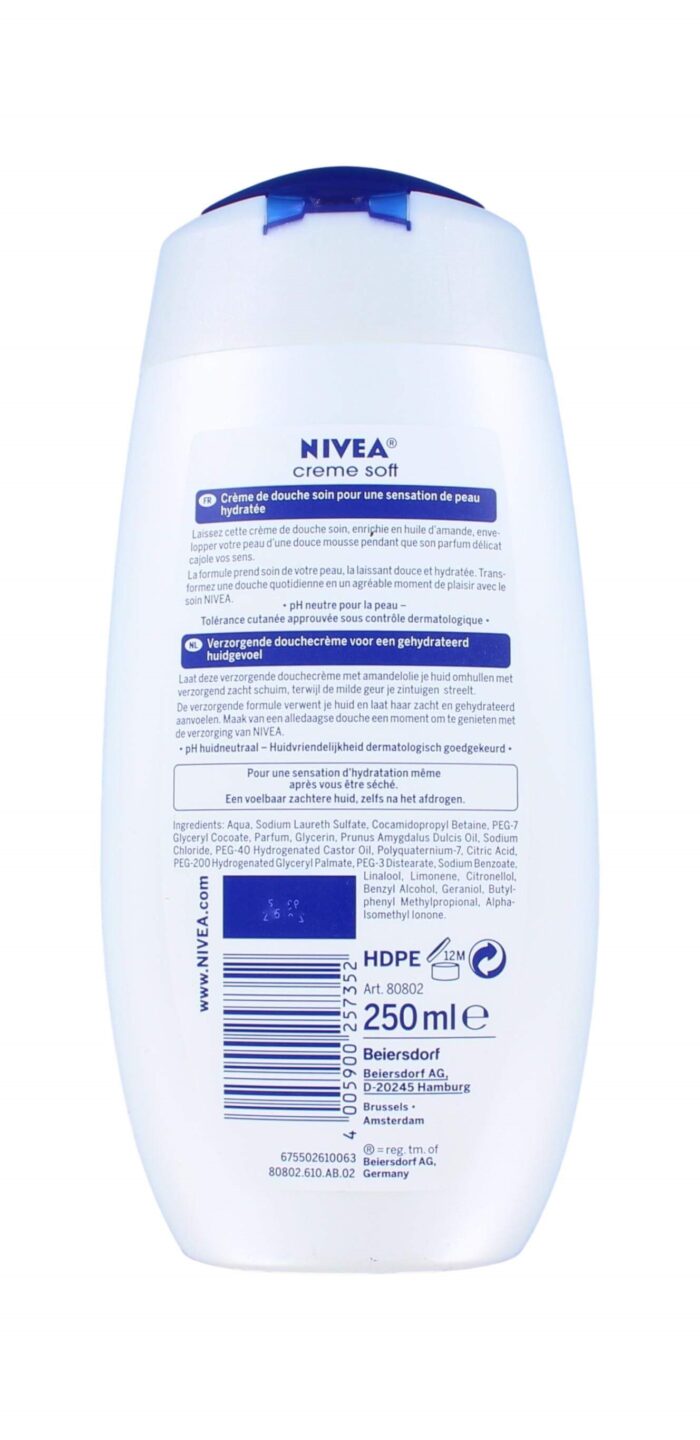 Nivea Douchegel Creme Soft, 250 ml