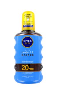 Nivea Sun Zonneolie Protect & Bronze Factor 20 Spray, 200 ml
