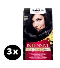 Poly Palette Haarverf Intensive Creme Color 909 Blauw Zwart x 3