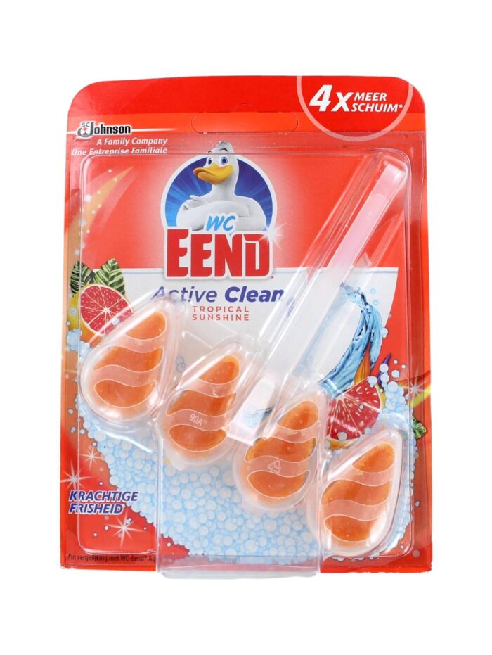 Wc Eend Flush Active Clean Tropical Sunshine, 38,6 Gram